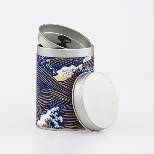H-004-petite-boite-the-washi-kurotaki-ouvert Petite boîte à thé 50g papier washi – Kurotaki
