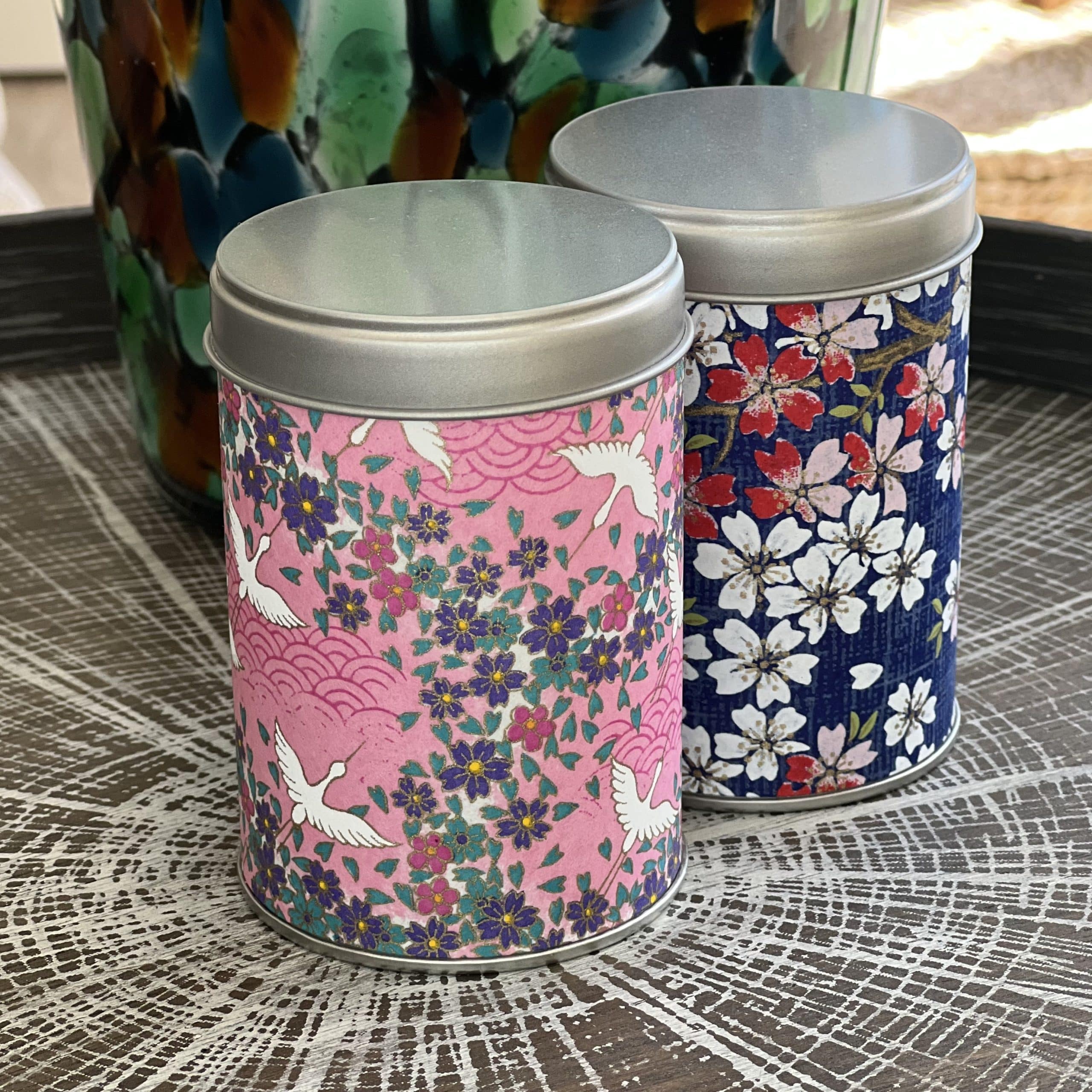 Petite boîte à thé 50g papier washi – Kuren