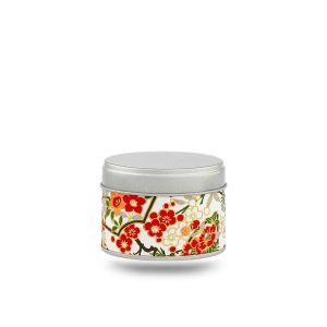 petite boite the voyage blanche fleur de cerisier rouge