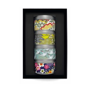 Coffret 4 boites Coffret cadeau 4 boites à thé