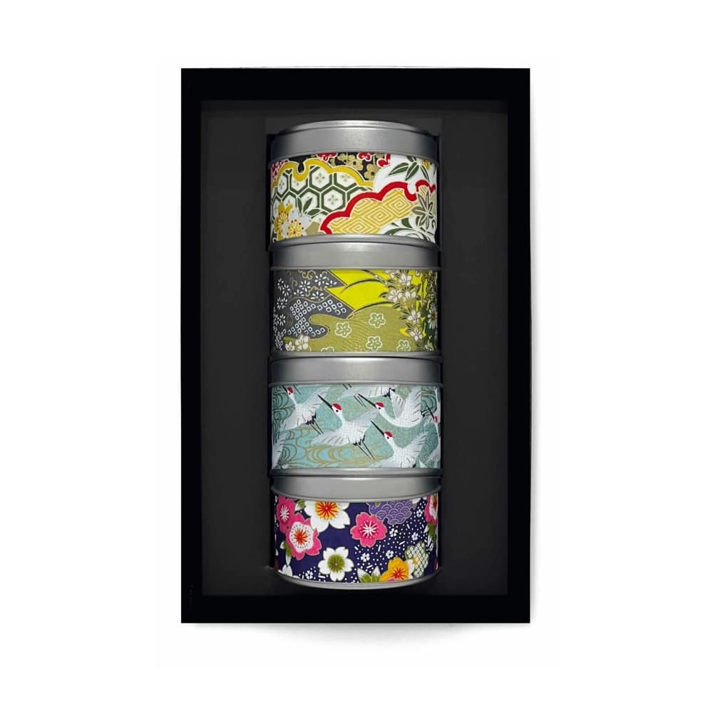 Coffret cadeau 4 boites à thé