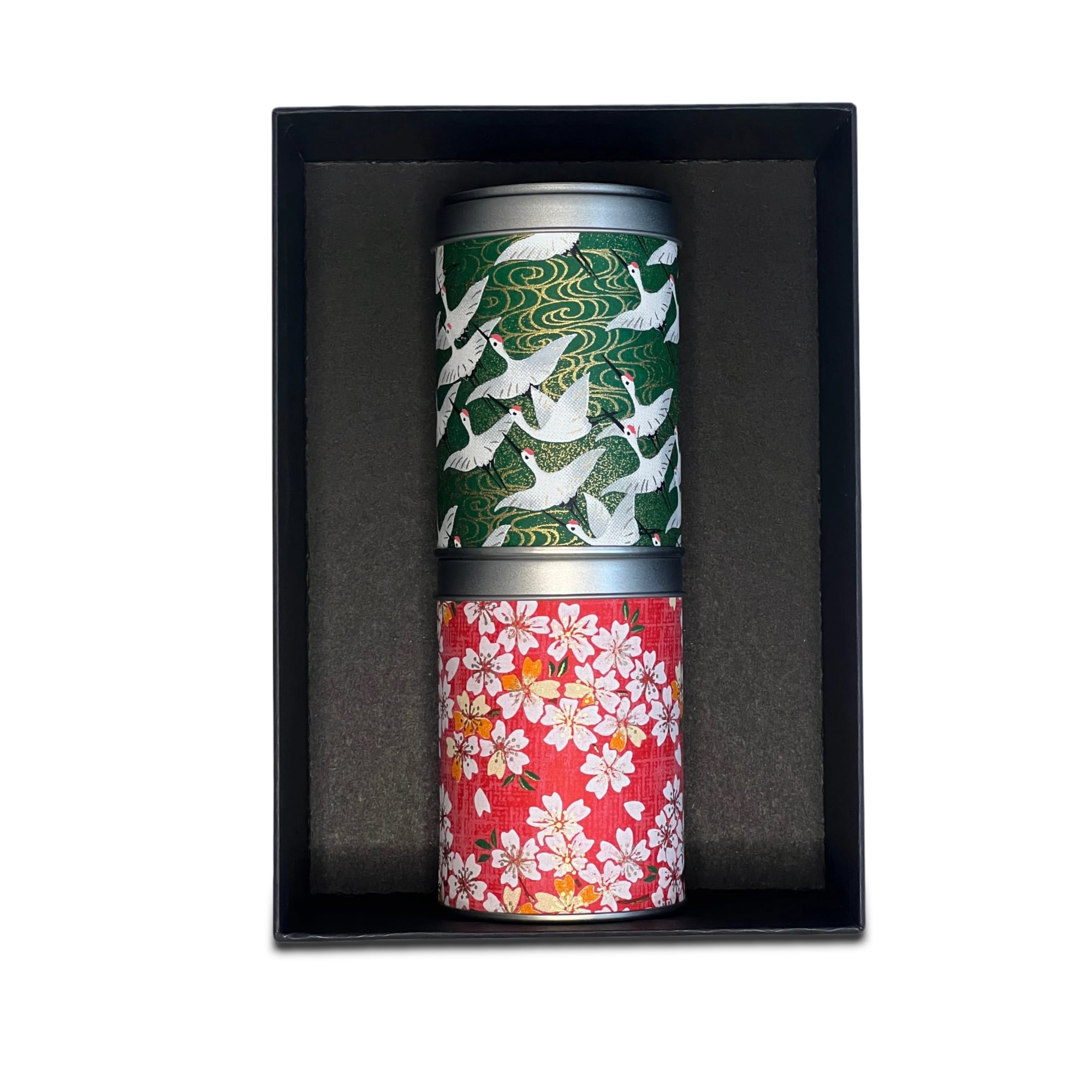Coffret noir personnalisé 2 boites 50g