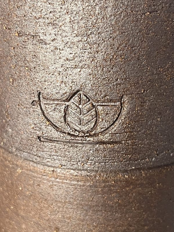 Boite à thé en grés brut