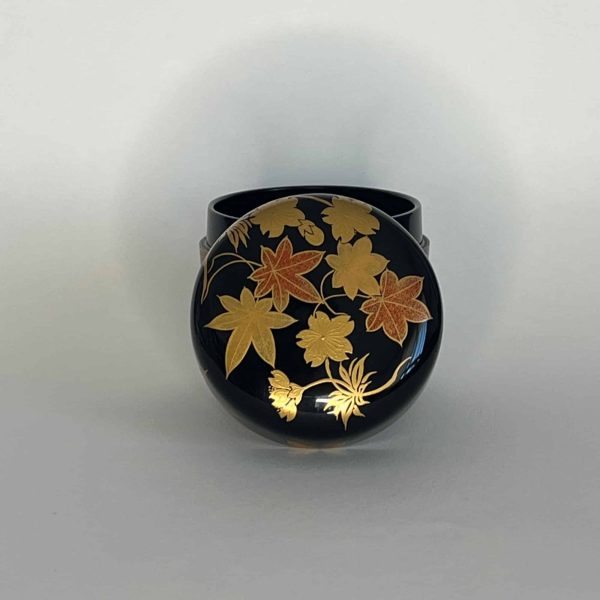 Natsume - Feuilles d'automne Maki-e - Bois