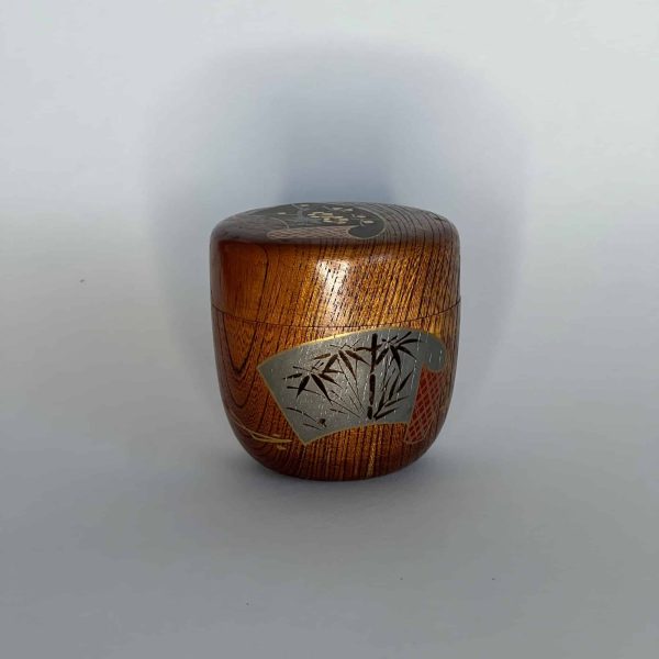 Natsume avec des ornements dorés - Bois - Japon - 1900-2000