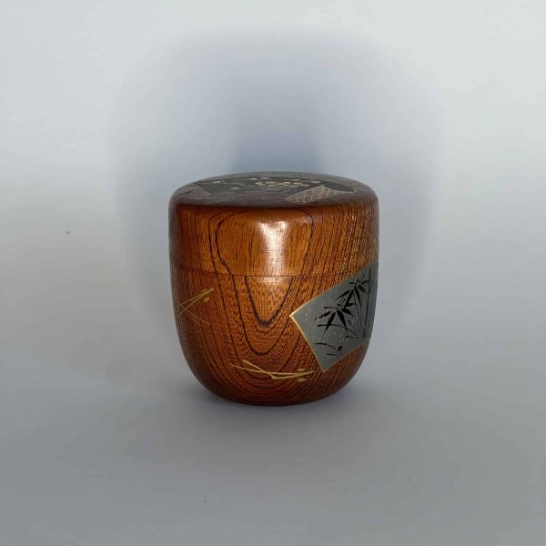 Natsume avec des ornements dorés - Bois - Japon - 1900-2000