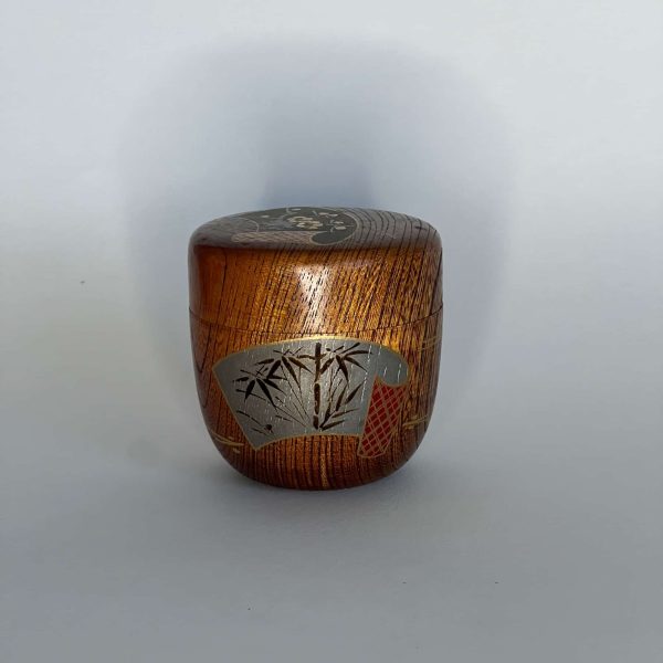 Natsume avec des ornements dorés - Bois - Japon - 1900-2000