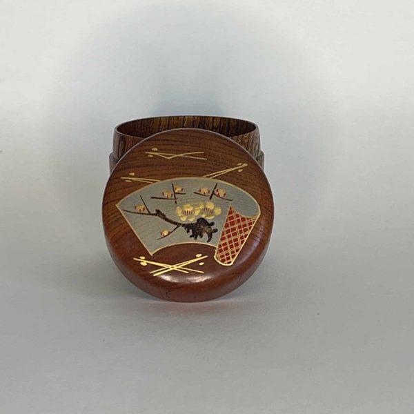Natsume avec des ornements dorés - Bois - Japon - 1900-2000