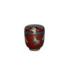Cloisoné chinois - boite à thé céramique