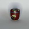 Cloisoné chinois - boite à thé céramique