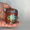 Cloisoné chinois - boite à thé céramique