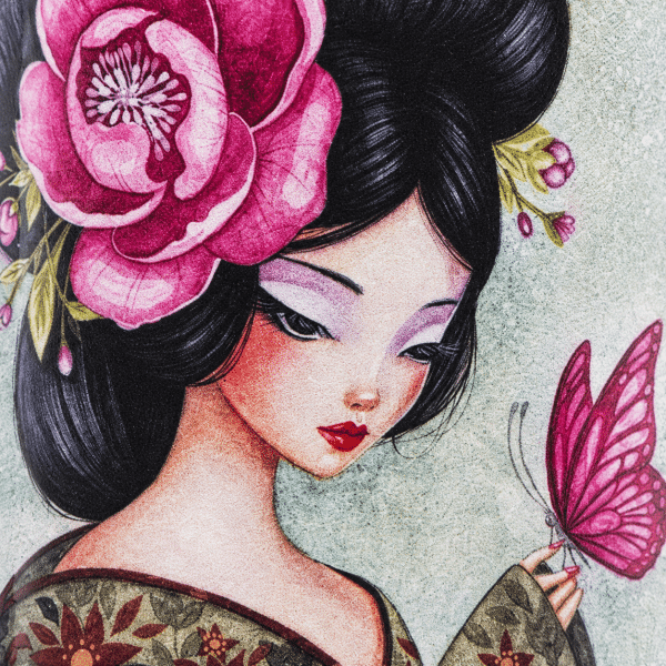 Boîte à thé illustrée empilable – Harumi