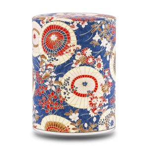 Boîte à thé traditionnelle papier washi – Aioi