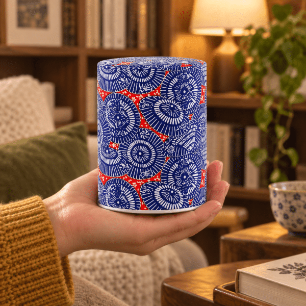 Boîte à thé traditionnelle papier washi – Oyabe