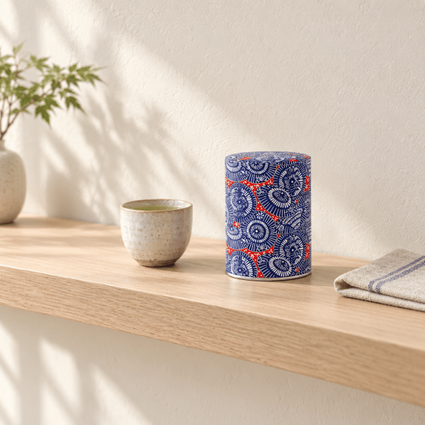 Boîte à thé traditionnelle papier washi – Oyabe