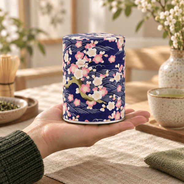 Boîte à thé traditionnelle papier washi – Kosugi