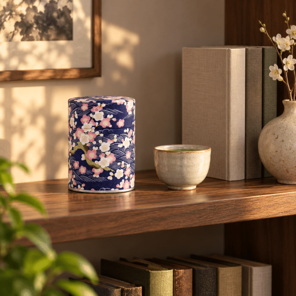 Boîte à thé traditionnelle papier washi – Kosugi