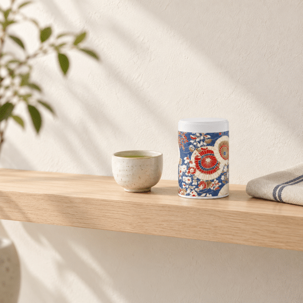 h-046-aioi-ambiance Petite boîte à thé 50g papier washi – Aioi