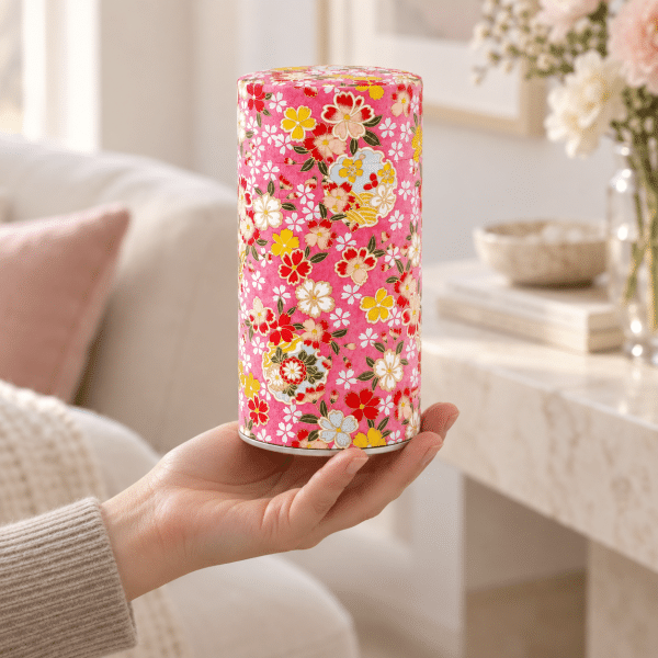 Boîte à thé 150g papier washi – Nanto