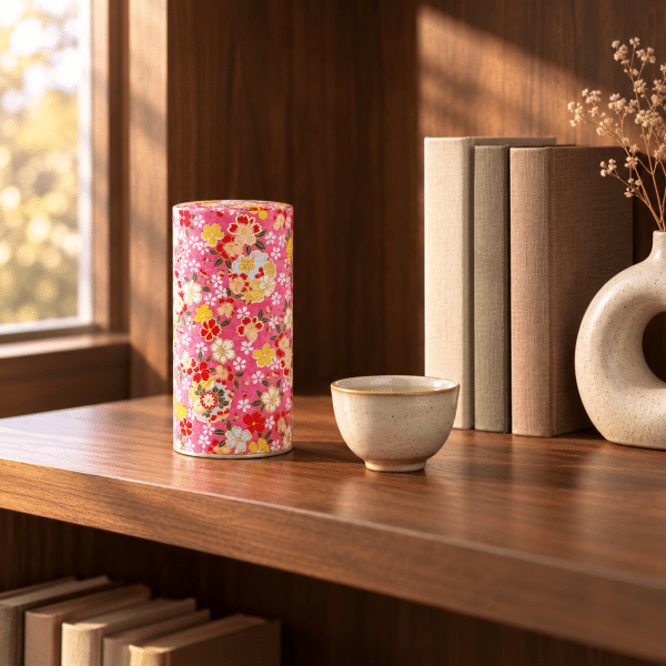 Boîte à thé 150g papier washi – Nanto