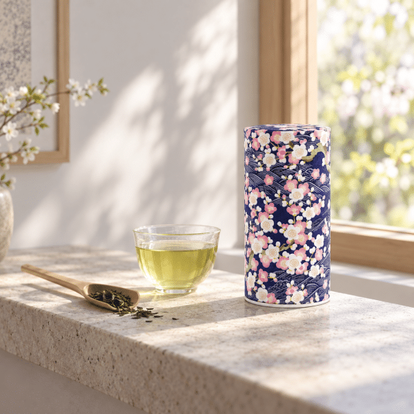 k-207-kosugi-ambiance Boîte à thé 150g papier washi – Kosugi