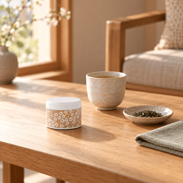Petite boîte à thé 20g papier washi – Gujo