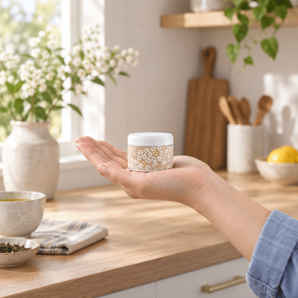 Petite boîte à thé 20g papier washi – Gujo