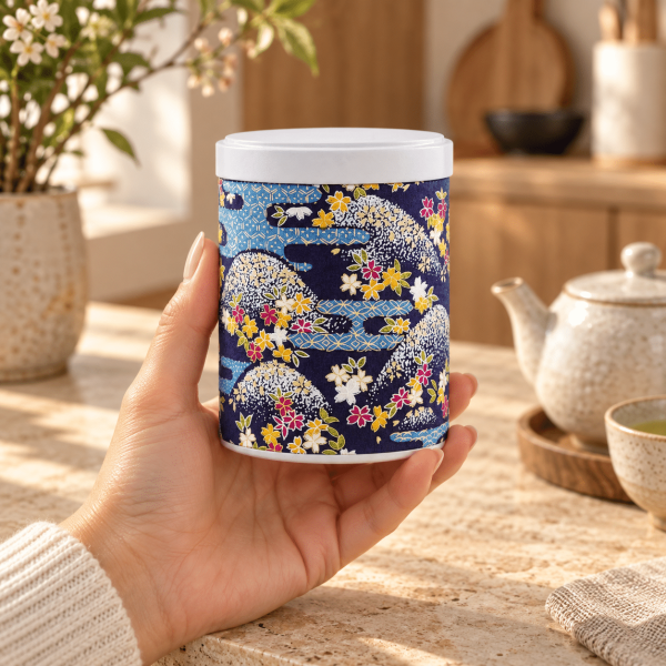 Boîte à thé empilable papier washi – Akaibe